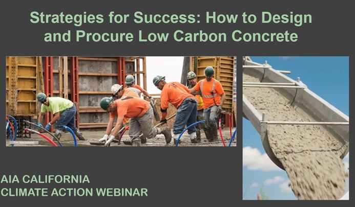 How to Design and Procure Low Carbon Concrete