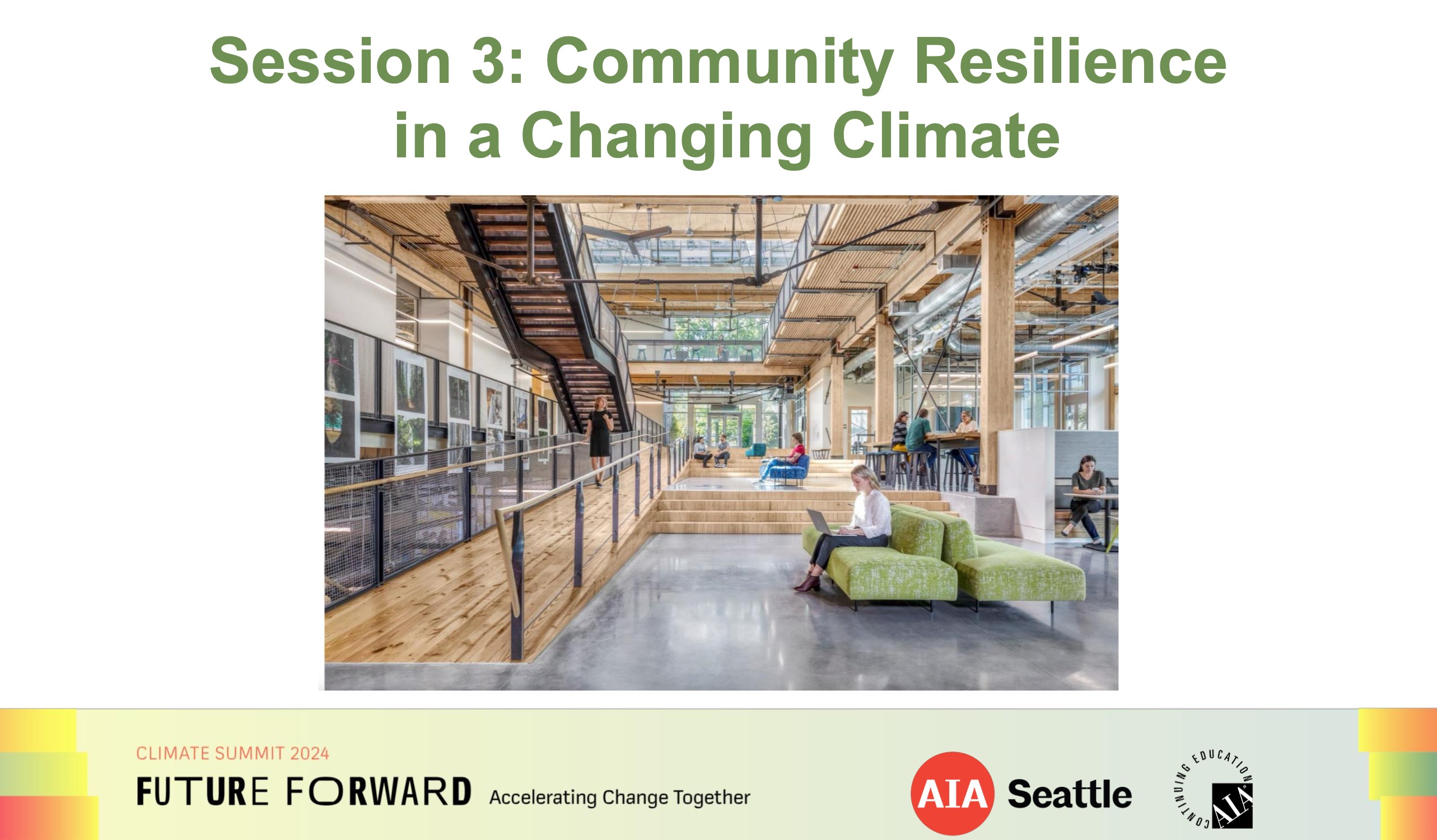 Community Resilience in a Changing Climate