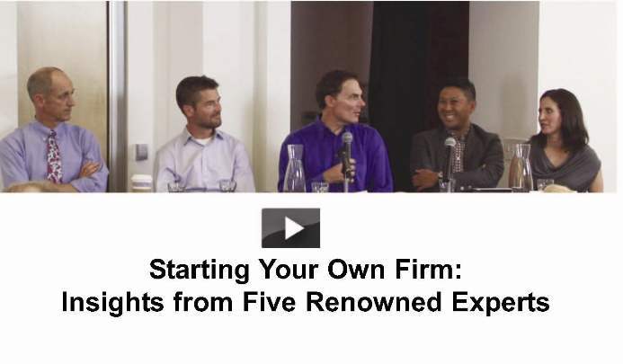 Starting Your Own Firm