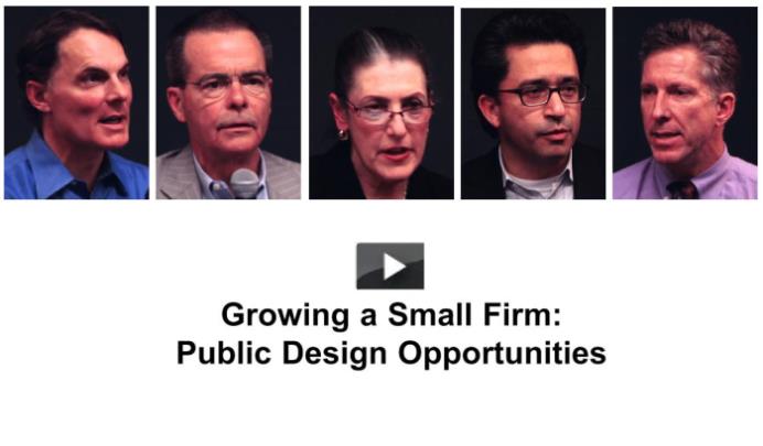 Growing a Small Firm: Public Design Opportunities