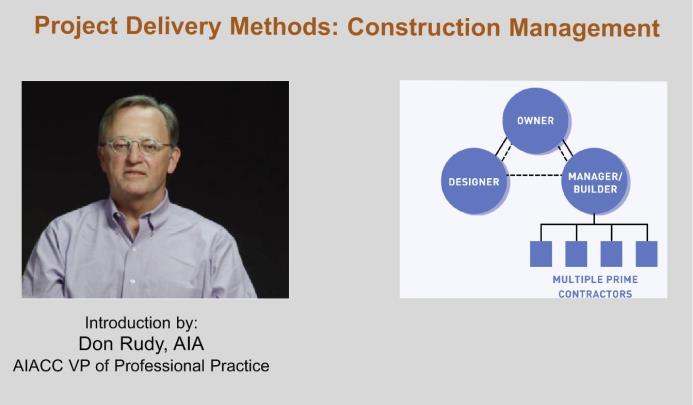 Project Delivery 3: Construction Management